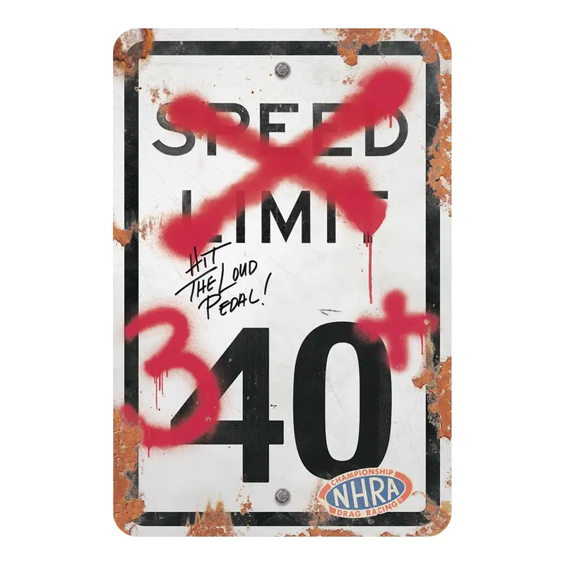 Speed Limit 340+ Metal Sign 1