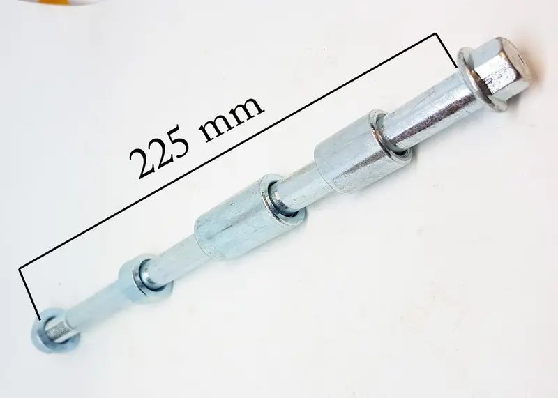 Spi26 12Mm X 225Mm Axle Spindle For 110Cc Dirt Pit Bikes With Spacers 1