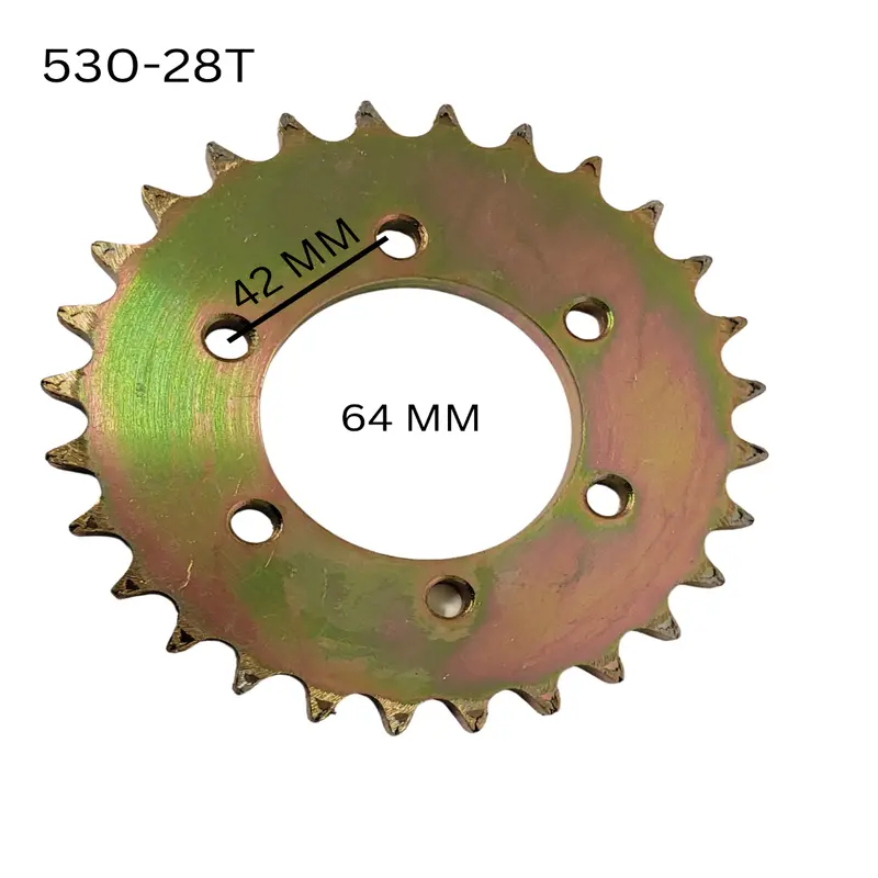 Spr42 Rear Sprocket 28T 530 For Gy6 150Cc 200Cc I-Go Tipper Trailer Quad Bike 1