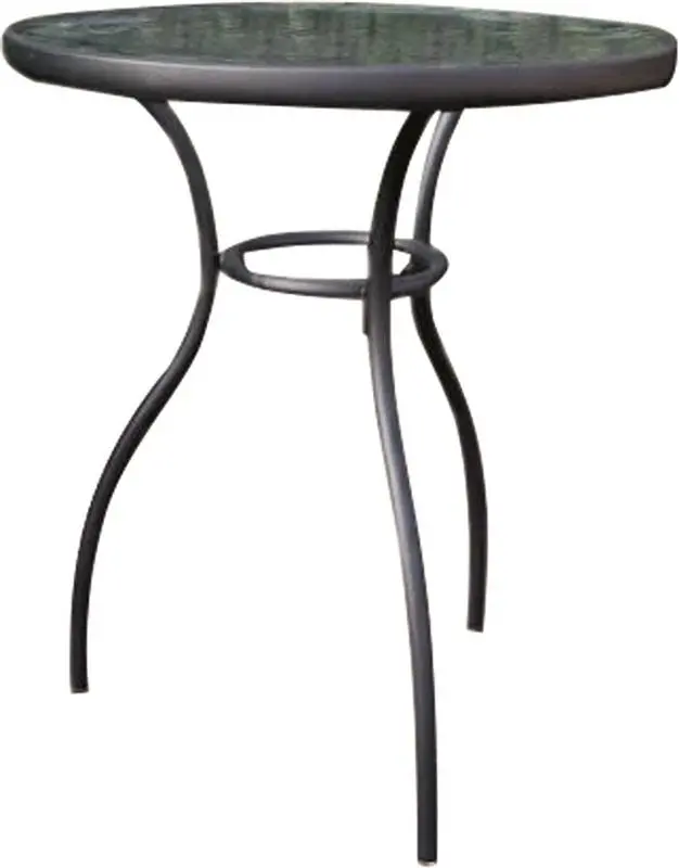 Table Steel Glasstop Orleans 1