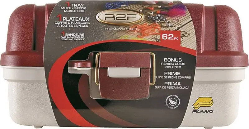 Tackle Box W-1 Tray Plstc 61Pc 1