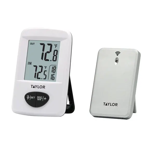 Taylor Wireless Weather Station With Clock 1