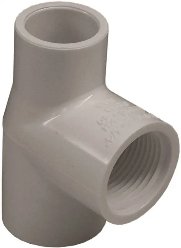 Tee Pvc 2Slp X 2Slp X 1Fip 1