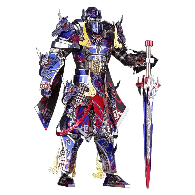 Titan Warrier 3D Metal Model 1
