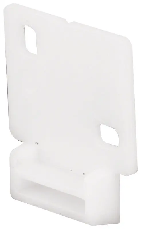 Track Drawer Front Plate White 1