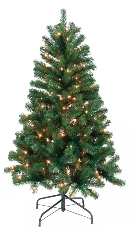 Tree 4.5Ft Prelit Noble Fir 1