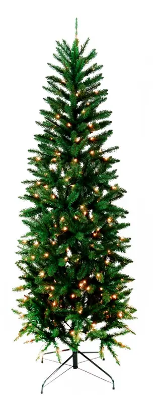 Tree 7Ft Prelit Clr Alpine Fir 1