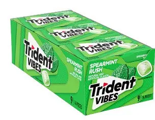 Trident Vibes 14Pc Spearmint Clutch Boxes 09Ct 1