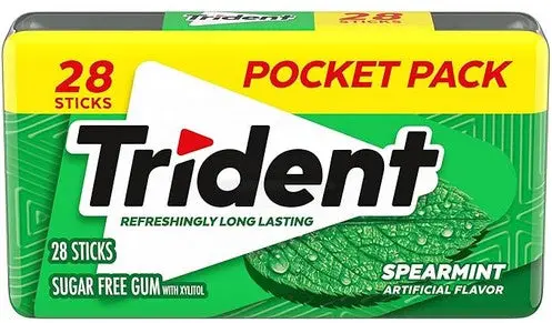 Trident White Spearmint Boxes 09Ct 1