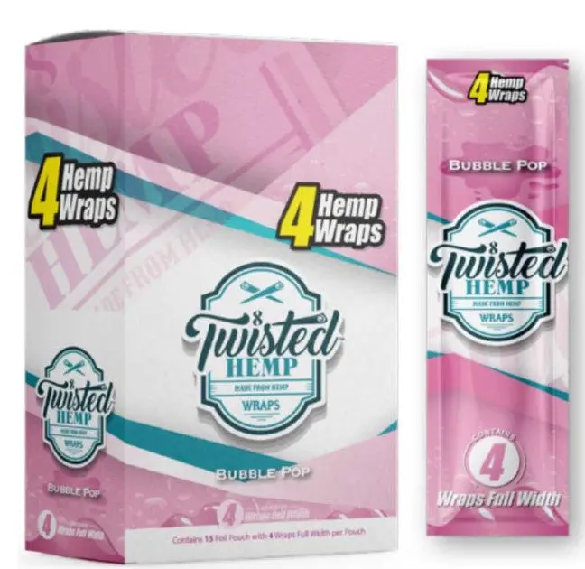 Twisted Hemp Bubble Pop Non-Priced Packs 60Ct 1