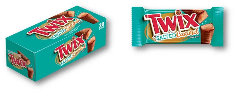 Twix Salted Caramel Chocolate Bar 1.41 Oz 20Ct 1