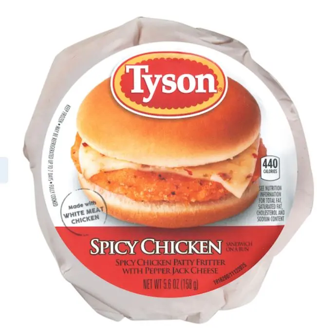 Tyson Spicy Chicken Sandw 1