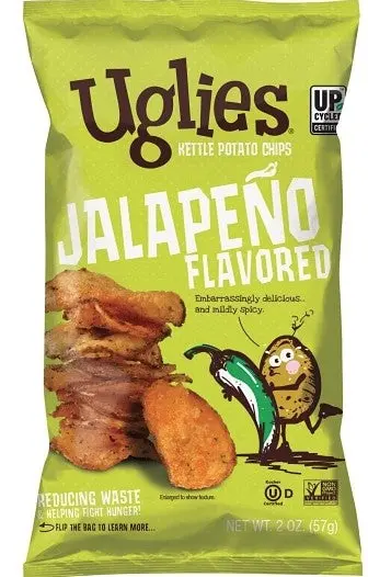 Uglies Kettle Jalapeno Chips 2Oz 10Ct 1