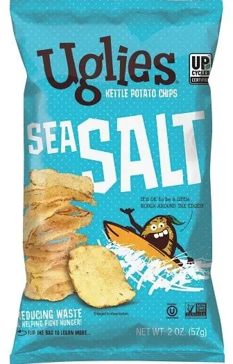 Uglies Kettle Sea Salt Chips 2Oz 10Ct 1
