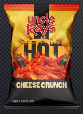 Uncle Ray's Hot Cheese Crunch 3 Oz () 12Ct 1