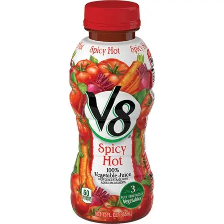 V-8 Veg Juice Spicy Bottles 12 Oz 12Ct 1