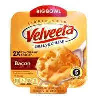 Velveeta Shells & Cheese Bowlw/ Bacon Bowl 5 Oz 1