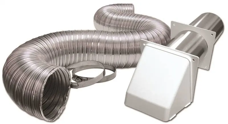 Vent Kit Dryer Plst 4Inx8ft Wh 1