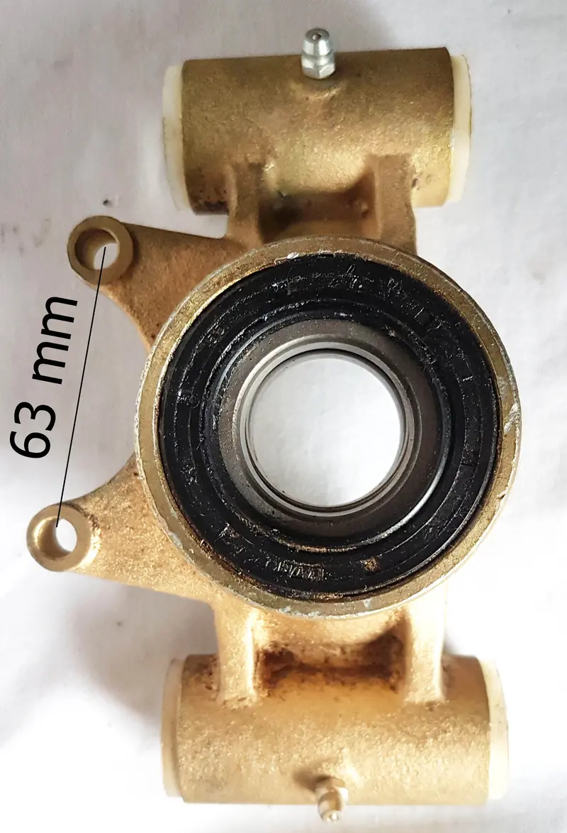 Whh29 Left Rear Wheel Mount Hub Bashan Bs250as-43 Road Legal Quad Bike 1