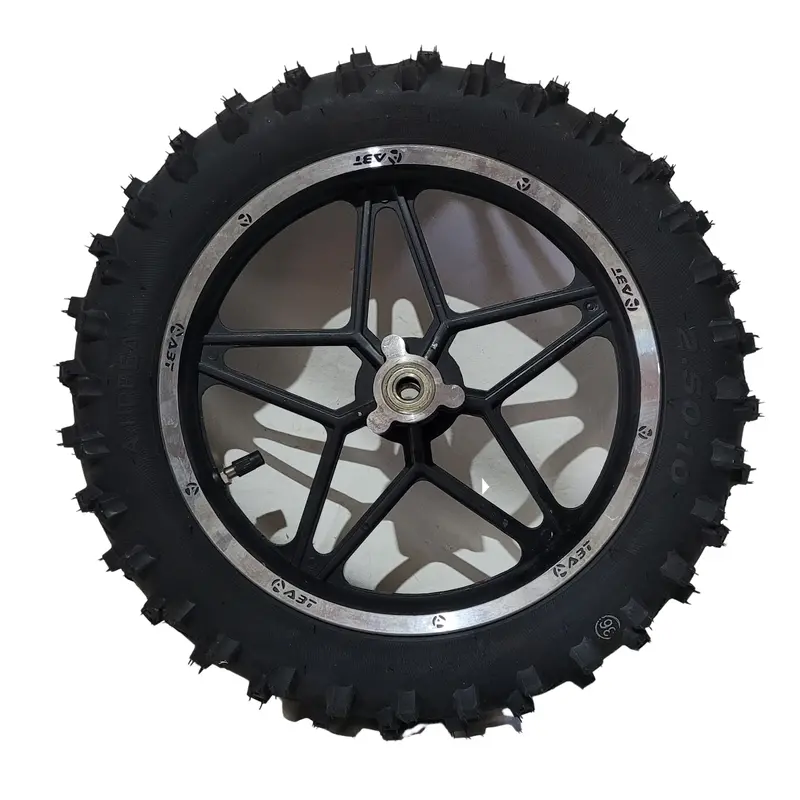 Wmd11 Front 10" 2.50-10 Upbeat Db49 49Cc Mini Dirt Bike Wheel Tyre Tube Rim 1