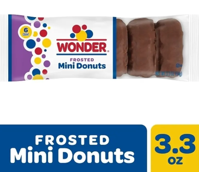 Wonder Mini Donuts Chocolate Frosted Boxes 10Ct 1