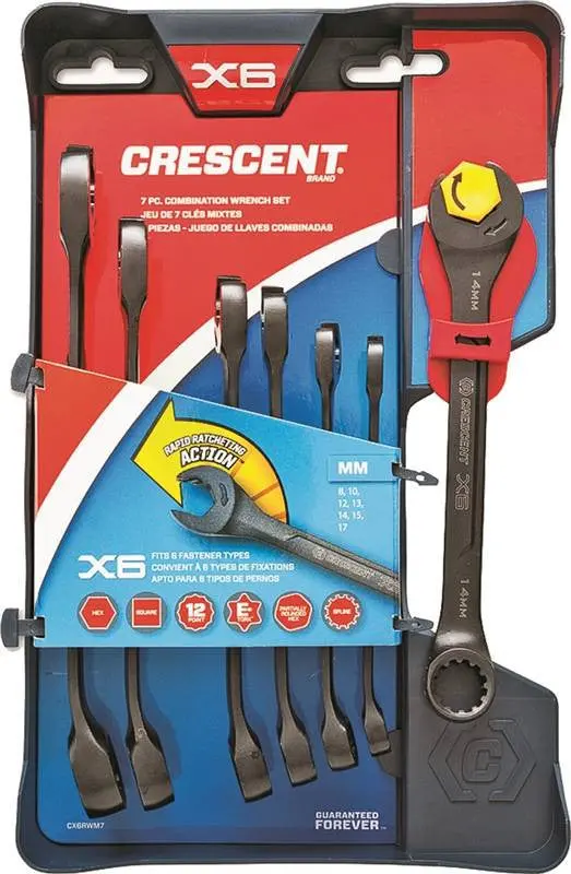 Wrench Ratchet Set 7Pc Metric 1