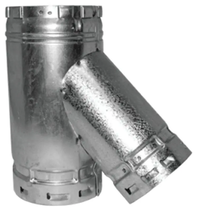 Wye Reduction Vent Gas 4X3 1