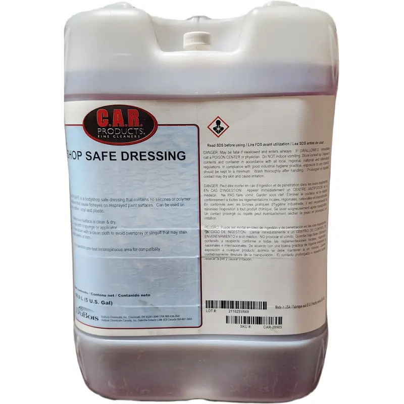 Xcp Car-20905 Car Products Shop-Safe "Silicone Free" Dressing (5 Gal) 1