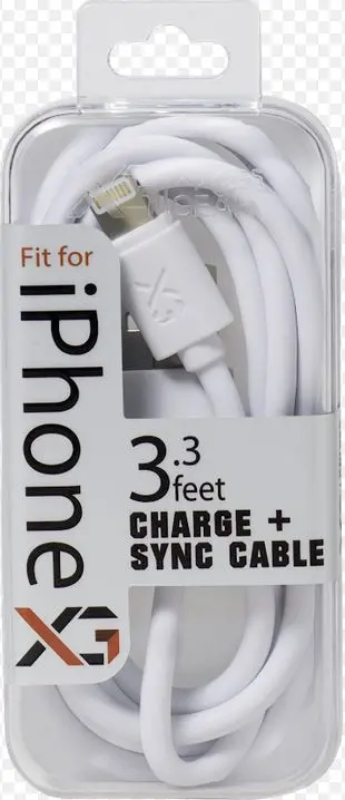 Xg Iphone Lightning Cable Wall Charger White 6Ct 1