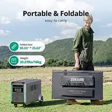 Zendure Placa Solar Tipo Maletín ☀️ 400 Watts. 1