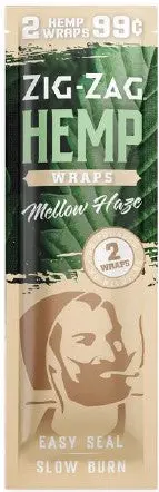 Zig Zag Hemp Wraps Mellow Haze 25 Pack (Pack Of 2) 1