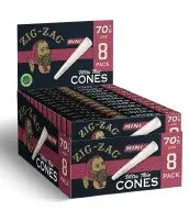 Zig Zag Pre Rolled Cones Mini Ultra Thin (Pack Of 18) 1