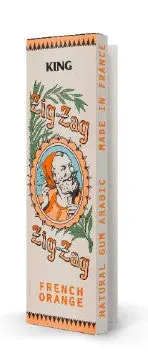 Zig Zag Rolling Papers French Orange Vintage King Size (Pack Of 24) 1