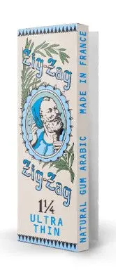 Zig Zag Rolling Papers Vintage Ultra Thin 1 1/4 (Pack Of 24) 1