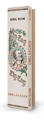 Zig Zag Rolling Papers Vintage Unbleached King Size (Pack Of 24) 1