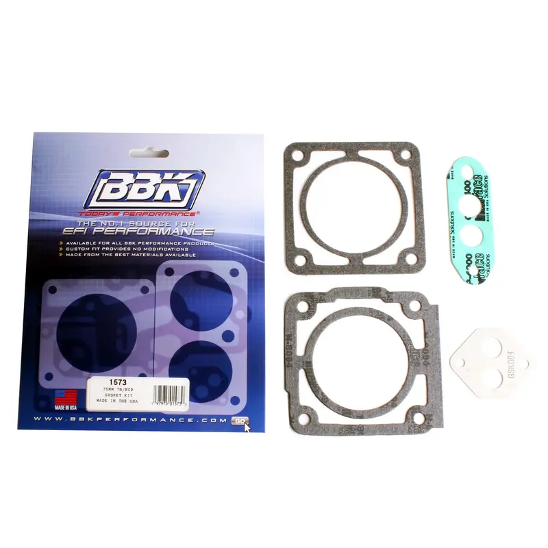 Bbk Throttle Body Gasket Kit – Compatible With 75Mm Ford Throttle Bodies (Part Numbers 1503 Or 1600) 1