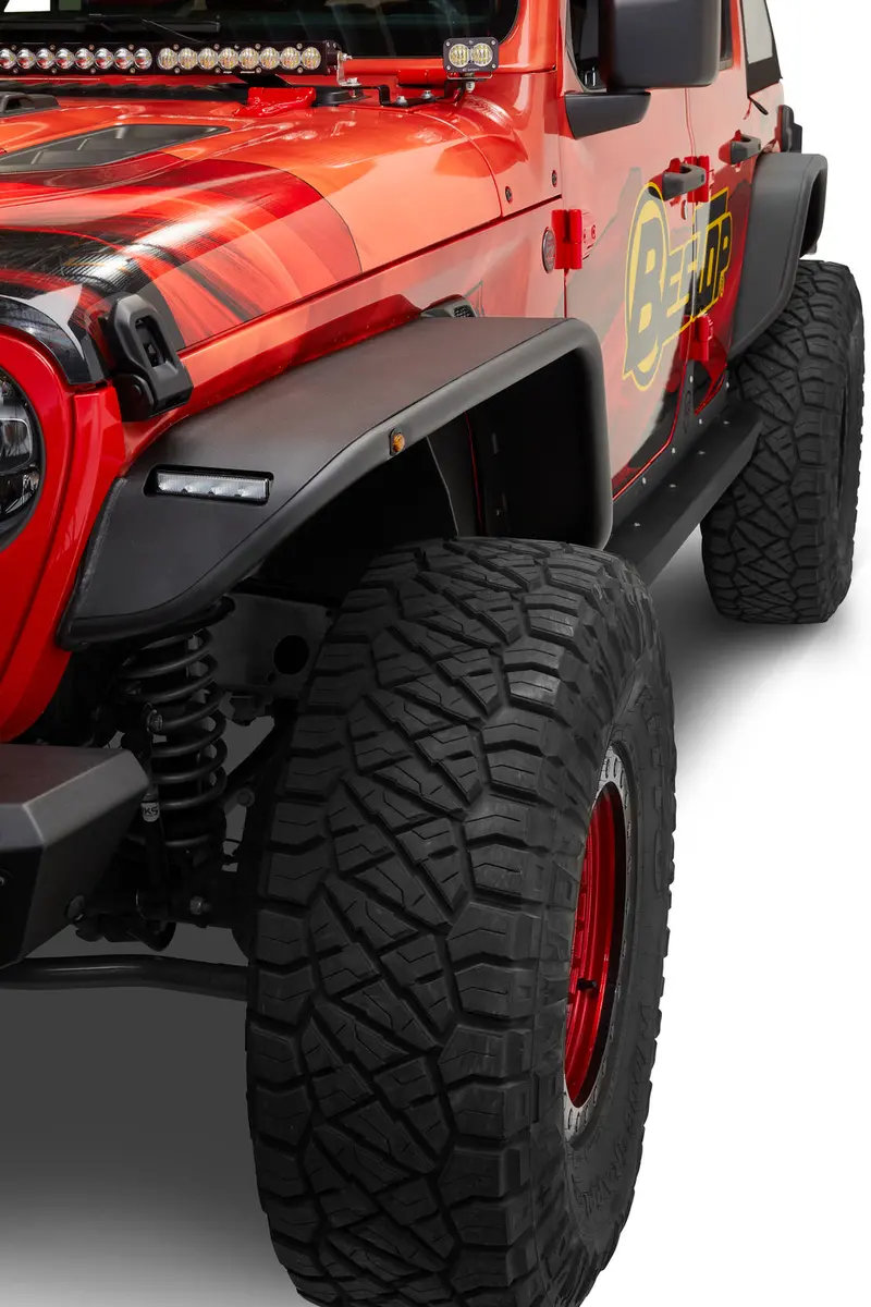 Bestop Granite Series Front Fender Flares – Durable, Textured Steel Fitment For Off-Road Vehicles 1