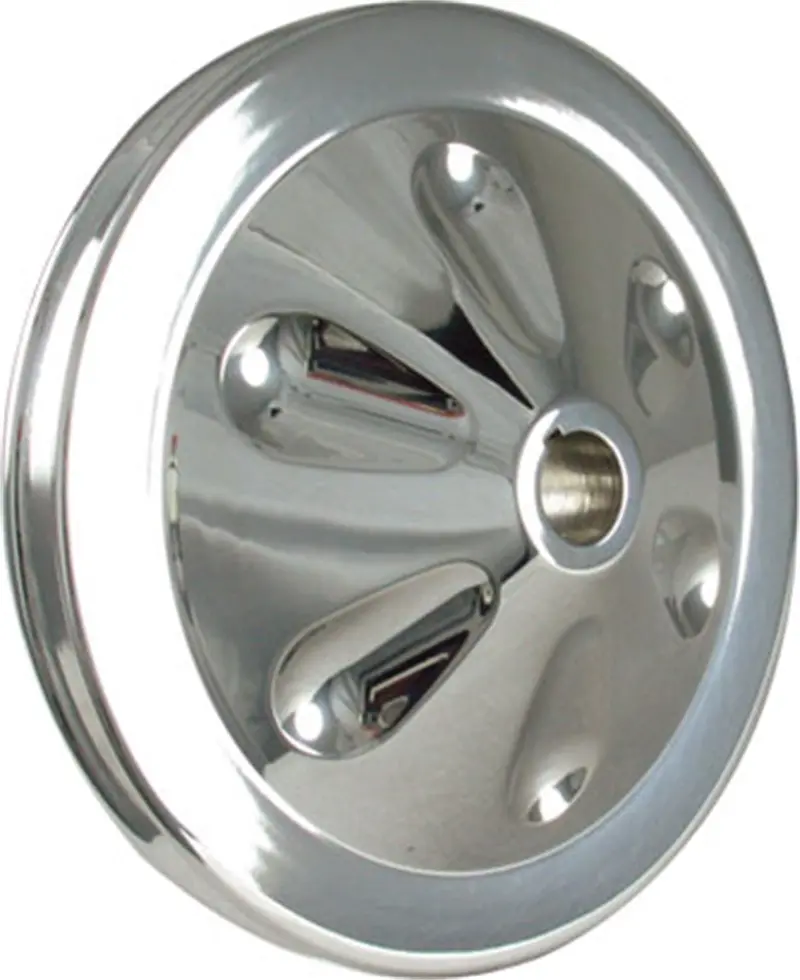 Borgeson 801202 Power Steering Pump Pulley – 4-5/8" Diameter, Single-Row Keyway Design 1