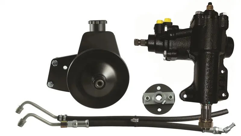 Borgeson 999052 Power Steering Conversion Kit For Mid-Size Ford Vehicles (289/302/351W) With Manual Steering 1
