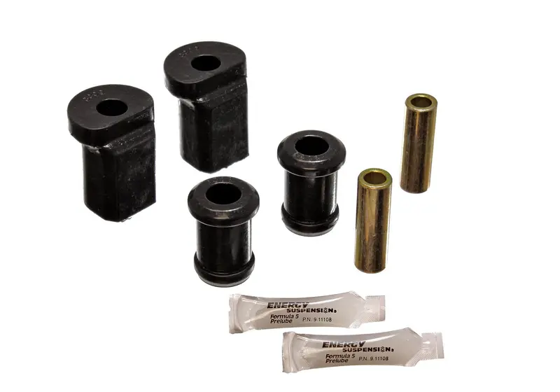 Energy Suspension 15.3115G Front Control Arm Bushing Kit – Black Polyurethane Performance Upgrade 1