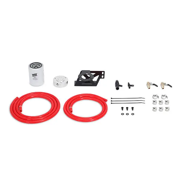 Mishimoto Red Coolant Filter Kit For 2008–2010 Ford 6.4L Powerstroke 1