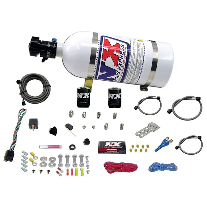 Nitrous Express 20118-10 Gm Efi Race (100-150-200-250Hp) Single Nozzle With 10Lb Bottle 1