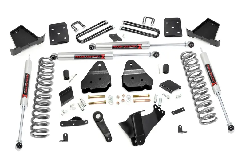 Rough Country 6-Inch Gas Shock Lift Kit For 2015–2016 Ford Super Duty 4Wd (No Overload Springs) 1