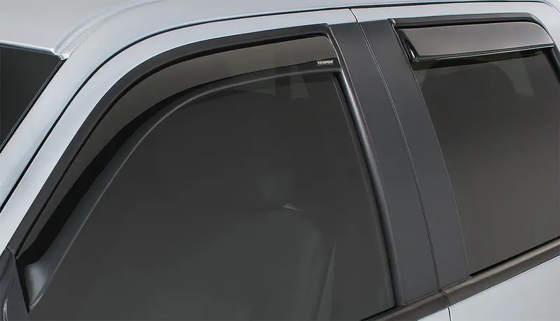 Stampede Snap-Inz In-Channel Wind Deflectors – Smoke Finish, 4-Piece Set 1