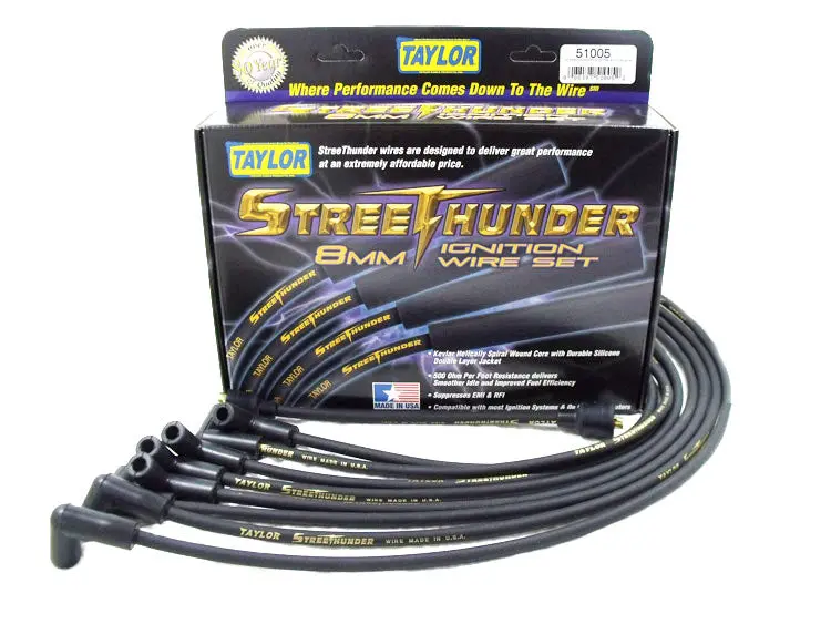 Taylor Cable Street Thunder 8Mm Ignition Wire Set – High-Performance Spark Delivery 1