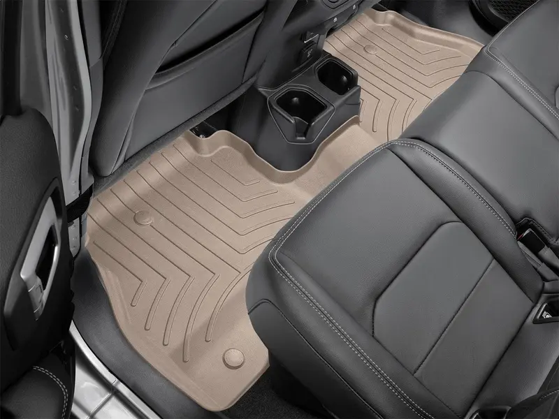 Weathertech Hp Rear Bucket Floor Liners – Tan (2Nd Row) 1
