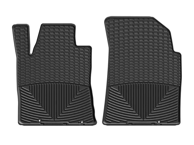 Weathertech W435 All-Weather Front Floor Mats – Premium Black Trim 1